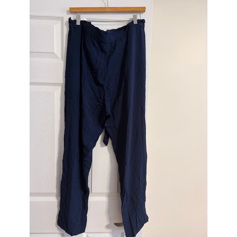 Blue drawstring paperbag pants size 2X - NWT! - Picture 4 of 5